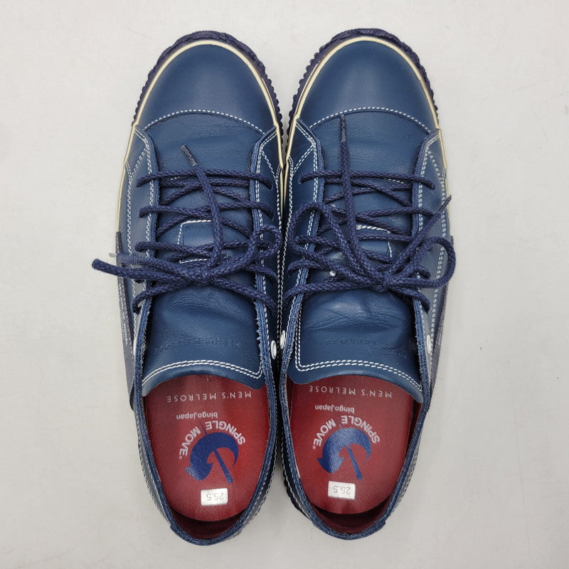 【中古品】【メンズ/レディース】 SPINGLE MOVE スピングル ムーヴ MEN'S MELROSE LOW CUT SNEAKERS メンズ メルローズ ロー カット スニーカー シューズ 靴 162-260611-ya-03-izu サイズ：25.5cm カラー：ネイビー 万代Net店