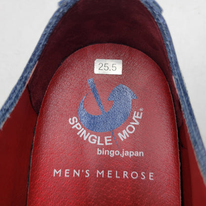 【中古品】【メンズ/レディース】 SPINGLE MOVE スピングル ムーヴ MEN'S MELROSE LOW CUT SNEAKERS メンズ メルローズ ロー カット スニーカー シューズ 靴 162-260611-ya-03-izu サイズ：25.5cm カラー：ネイビー 万代Net店