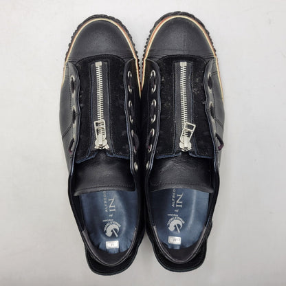 【中古品】【メンズ/レディース】 SPINGLE MOVE スピングル ムーヴ ALFREDO BANNISTER アルフレッド バニスター LOW CUT SNEAKERS ローカット スニーカー シューズ 靴 162-260611-ya-01-izu サイズ：M カラー：ブラック 万代Net店