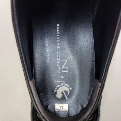 【中古品】【メンズ/レディース】 SPINGLE MOVE スピングル ムーヴ ALFREDO BANNISTER アルフレッド バニスター LOW CUT SNEAKERS ローカット スニーカー シューズ 靴 162-260611-ya-01-izu サイズ：M カラー：ブラック 万代Net店