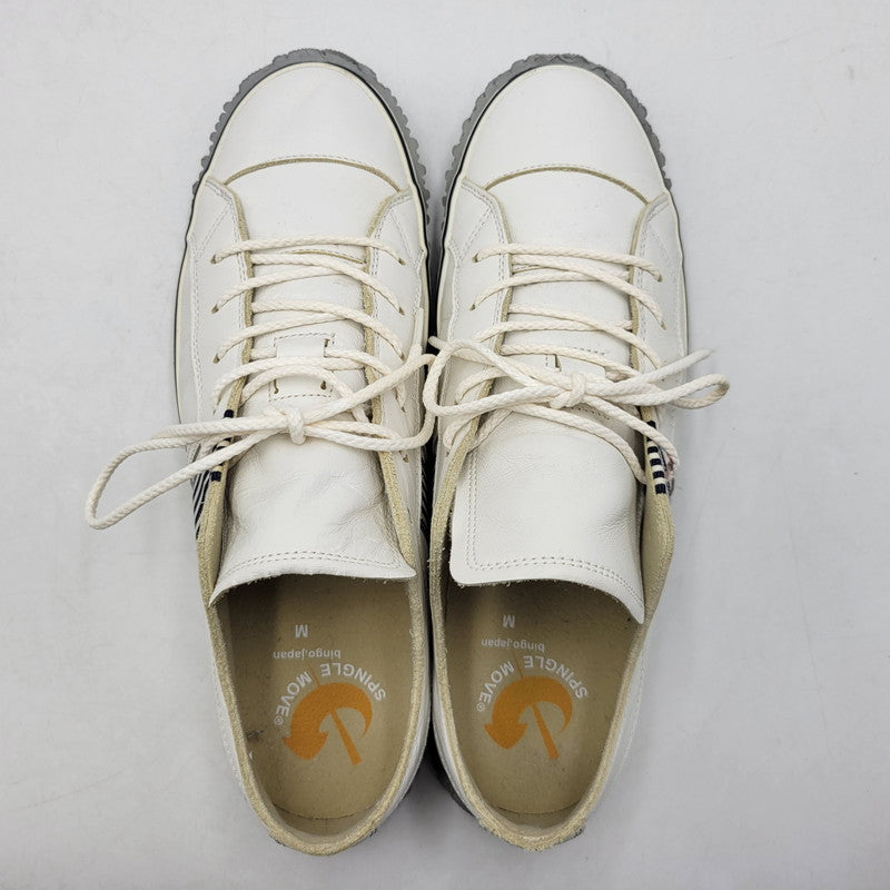 【中古品】【メンズ/レディース】 SPINGLE MOVE スピングル ムーヴ LOW CUT SNEAKERS ローカット スニーカー シューズ 靴 162-260611-ya-02-izu サイズ：M カラー：ホワイト 万代Net店