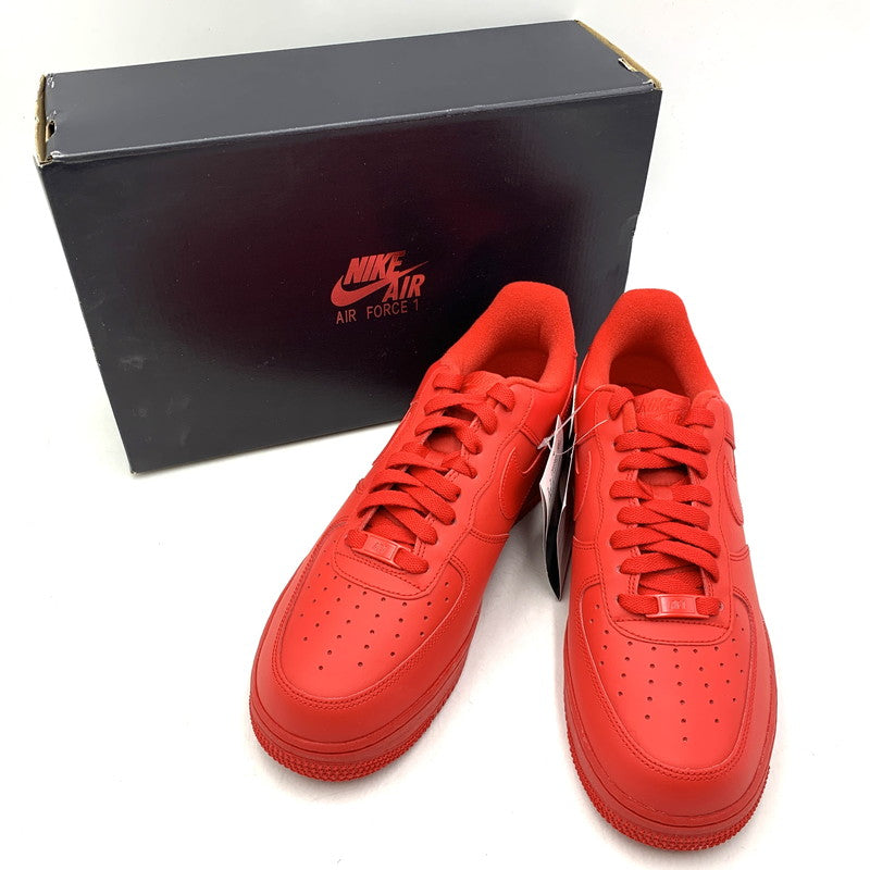 【中古美品】【メンズ】 NIKE ナイキ CW6999-600 AIR FORCE 1 LOW TRIPLE RED エア フォース 1 ロー トリプル レッド スニーカー 靴 160-260603-kh-01-izu サイズ：26.5 カラー：UNIVERSITY RED/UNIVERSITY RED 万代Net店