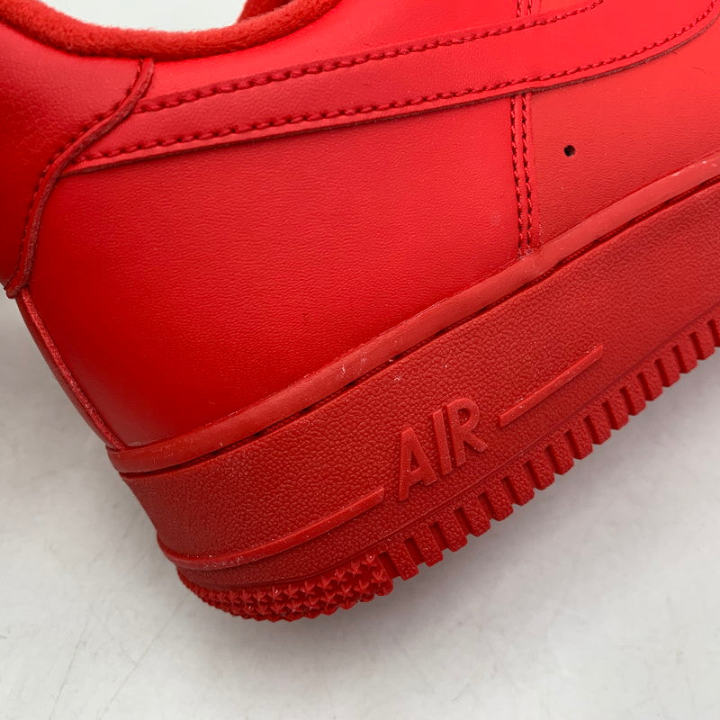 【中古美品】【メンズ】 NIKE ナイキ CW6999-600 AIR FORCE 1 LOW TRIPLE RED エア フォース 1 ロー トリプル レッド スニーカー 靴 160-260603-kh-01-izu サイズ：26.5 カラー：UNIVERSITY RED/UNIVERSITY RED 万代Net店