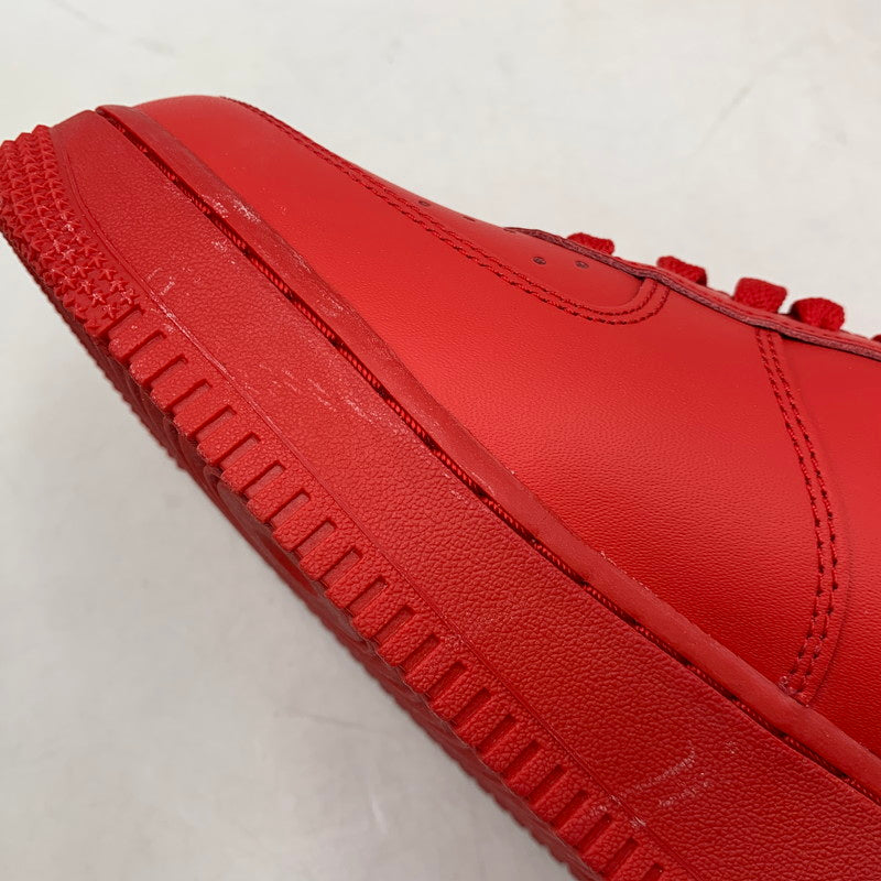 【中古美品】【メンズ】 NIKE ナイキ CW6999-600 AIR FORCE 1 LOW TRIPLE RED エア フォース 1 ロー トリプル レッド スニーカー 靴 160-260603-kh-01-izu サイズ：26.5 カラー：UNIVERSITY RED/UNIVERSITY RED 万代Net店