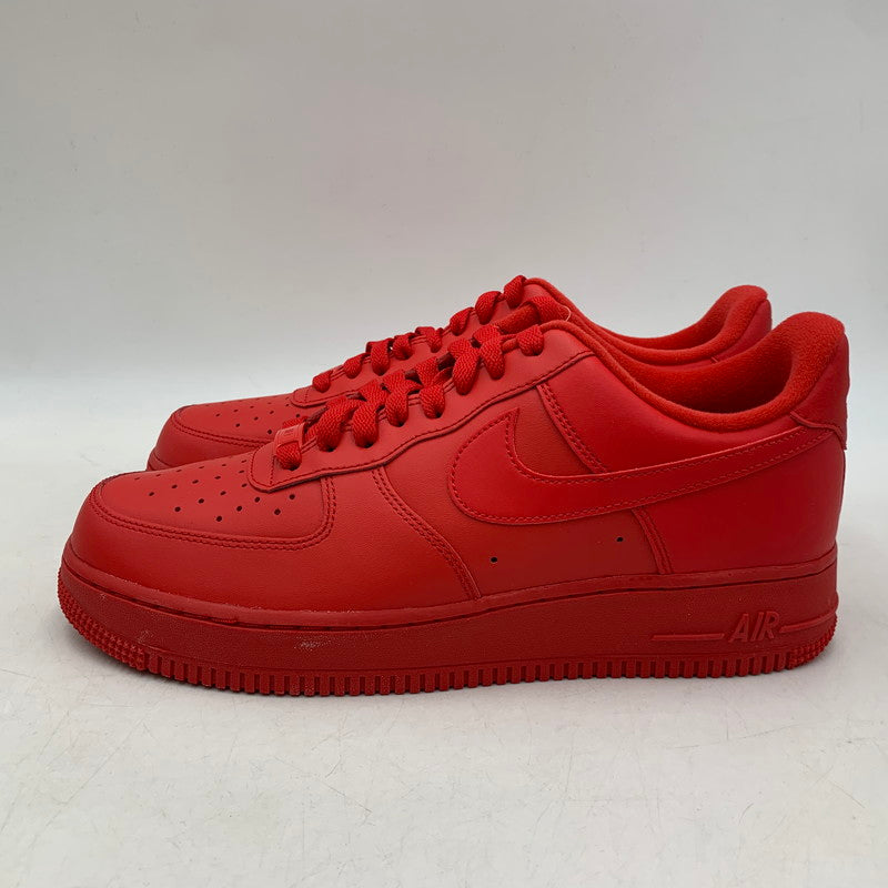 【中古美品】【メンズ】 NIKE ナイキ CW6999-600 AIR FORCE 1 LOW TRIPLE RED エア フォース 1 ロー トリプル レッド スニーカー 靴 160-260603-kh-01-izu サイズ：26.5 カラー：UNIVERSITY RED/UNIVERSITY RED 万代Net店