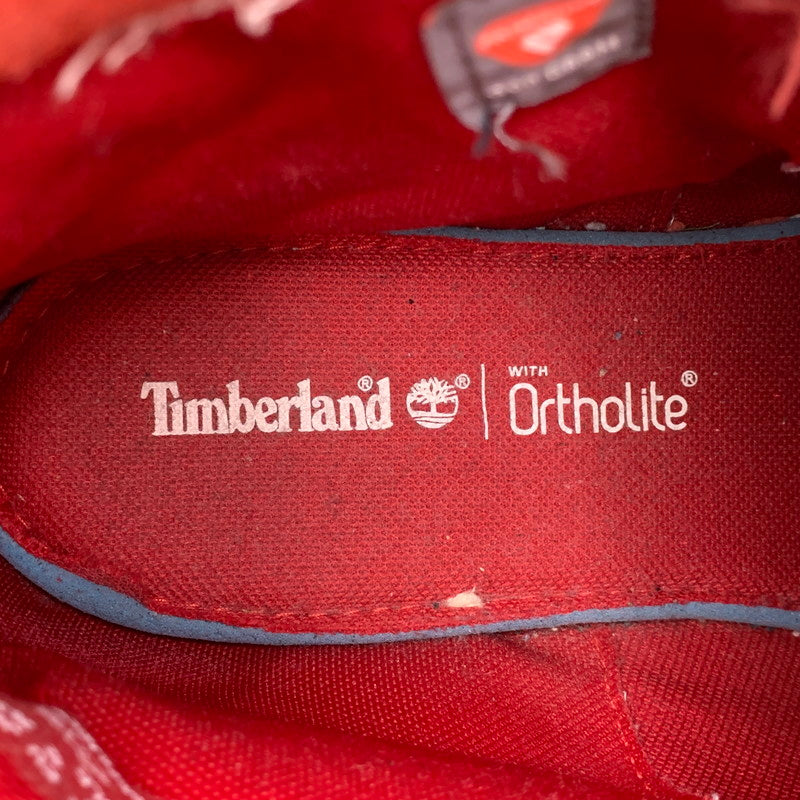 【中古品】【メンズ】 TIMBERLAND ティンバーランド A14LE 6 IN DOUBLE COLLAR BOOT 6インチ ダブル カラー ブーツ 靴 164-260603-kh-02-izu サイズ：26.5 カラー：レッド 万代Net店