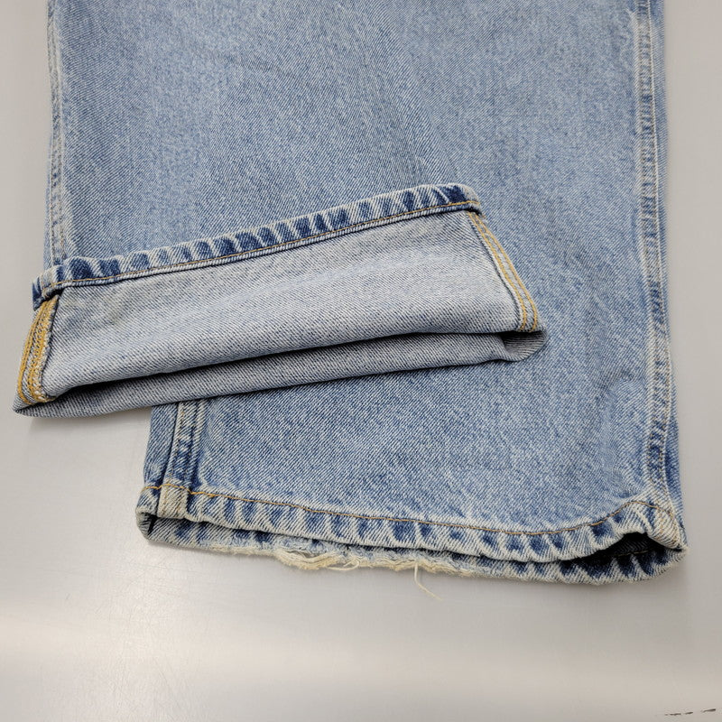 【中古品】【メンズ】 TOMMY JEANS トミー ジーンズ DENIM PAINTER PANTS デニムペインターパンツ 157-260608-as-19-izu サイズ：36×32 カラー：ライトインディゴ 万代Net店