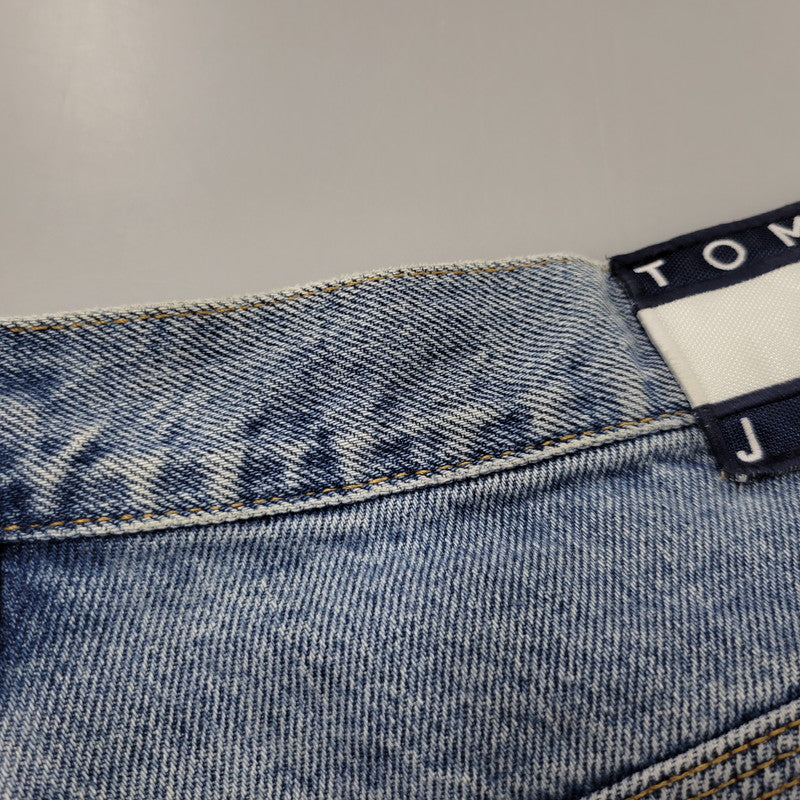 【中古品】【メンズ】 TOMMY JEANS トミー ジーンズ DENIM PAINTER PANTS デニムペインターパンツ 157-260608-as-19-izu サイズ：36×32 カラー：ライトインディゴ 万代Net店