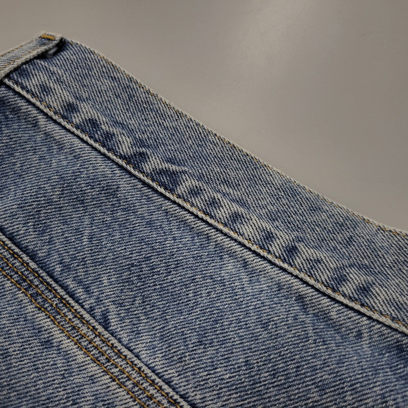 【中古品】【メンズ】 TOMMY JEANS トミー ジーンズ DENIM PAINTER PANTS デニムペインターパンツ 157-260608-as-19-izu サイズ：36×32 カラー：ライトインディゴ 万代Net店