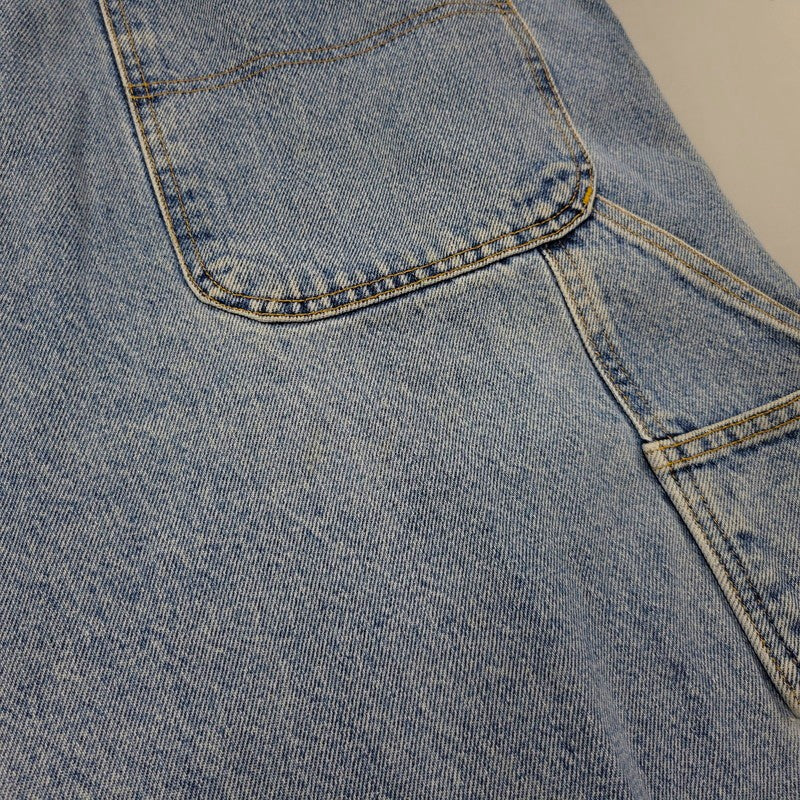 【中古品】【メンズ】 TOMMY JEANS トミー ジーンズ DENIM PAINTER PANTS デニムペインターパンツ 157-260608-as-19-izu サイズ：36×32 カラー：ライトインディゴ 万代Net店
