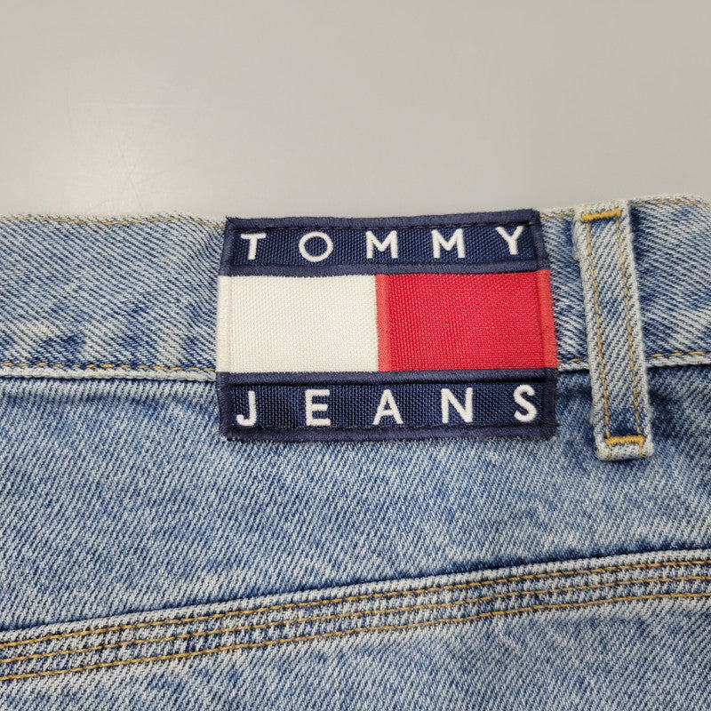 【中古品】【メンズ】 TOMMY JEANS トミー ジーンズ DENIM PAINTER PANTS デニムペインターパンツ 157-260608-as-19-izu サイズ：36×32 カラー：ライトインディゴ 万代Net店