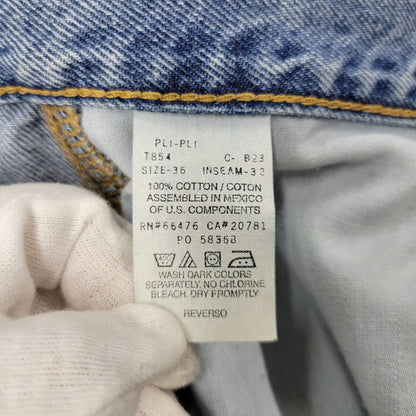 【中古品】【メンズ】 TOMMY JEANS トミー ジーンズ DENIM PAINTER PANTS デニムペインターパンツ 157-260608-as-19-izu サイズ：36×32 カラー：ライトインディゴ 万代Net店