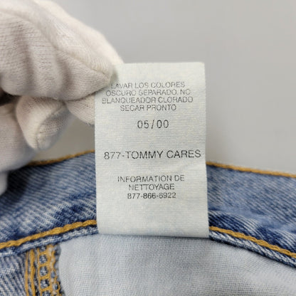【中古品】【メンズ】 TOMMY JEANS トミー ジーンズ DENIM PAINTER PANTS デニムペインターパンツ 157-260608-as-19-izu サイズ：36×32 カラー：ライトインディゴ 万代Net店