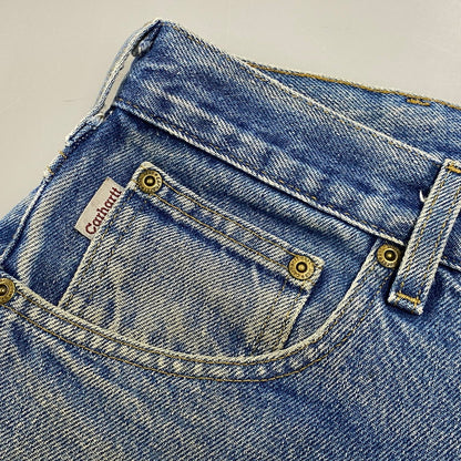 【現状渡し品】【メンズ】 CARHARTT カーハート DENIM PANTS デニム パンツ ズボン ボトムス 157-260609-ya-08-izu サイズ：下記参照 カラー：インディゴ 万代Net店