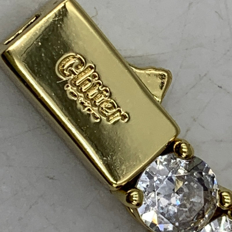 【中古品】【メンズ/レディース】 GLITTER グリッター TENNIS CHAIN BRACELET テニス チェーン ブレスレット アクセサリー 192-260612-ya-10-izu カラー：ゴールド 万代Net店