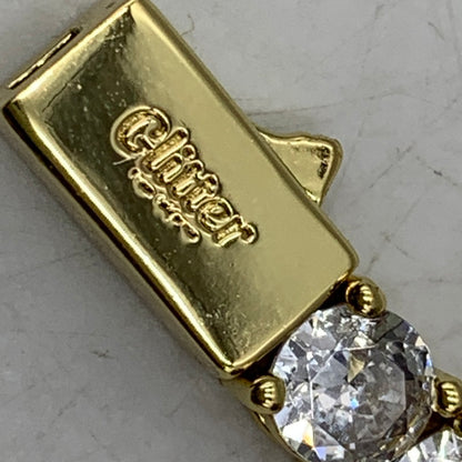 【中古品】【メンズ/レディース】 GLITTER グリッター TENNIS CHAIN BRACELET テニス チェーン ブレスレット アクセサリー 192-260612-ya-10-izu カラー：ゴールド 万代Net店