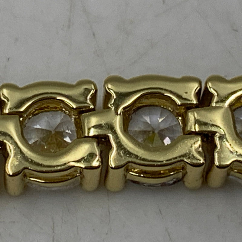 【中古品】【メンズ/レディース】 GLITTER グリッター TENNIS CHAIN BRACELET テニス チェーン ブレスレット アクセサリー 192-260612-ya-10-izu カラー：ゴールド 万代Net店