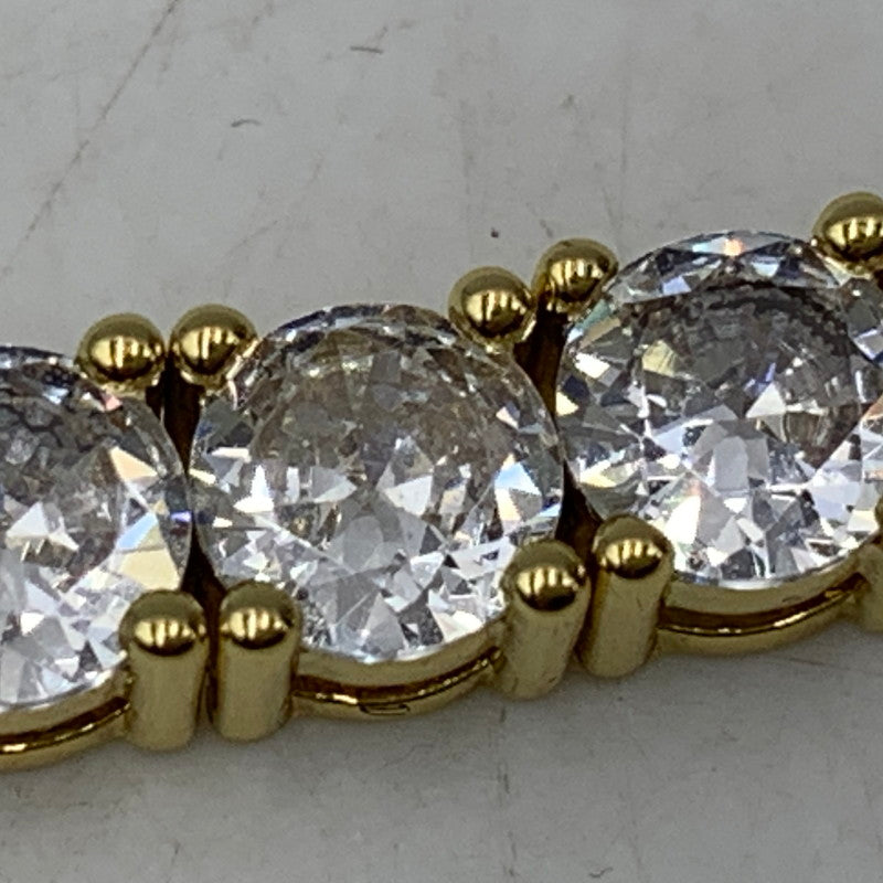 【中古品】【メンズ/レディース】 GLITTER グリッター TENNIS CHAIN BRACELET テニス チェーン ブレスレット アクセサリー 192-260612-ya-10-izu カラー：ゴールド 万代Net店