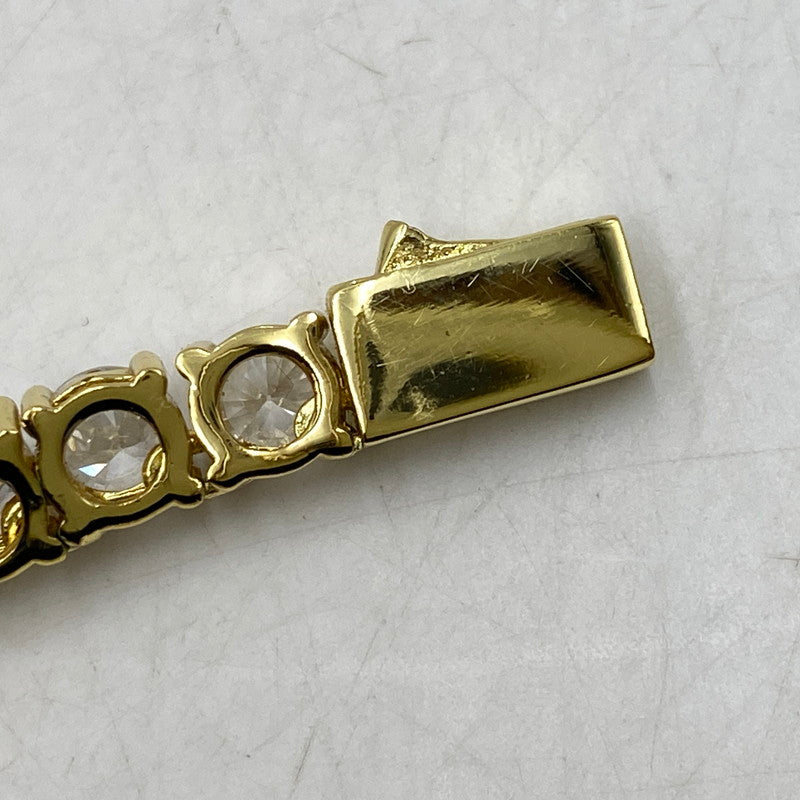 【中古品】【メンズ/レディース】 GLITTER グリッター TENNIS CHAIN NECKLACE テニス チェーン ネックレス アクセサリー 192-260604-cs-03-izu カラー：ゴールド 万代Net店
