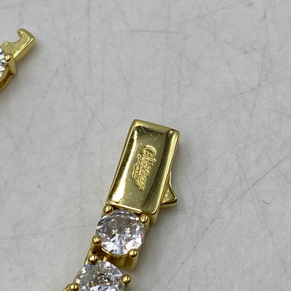 【中古品】【メンズ/レディース】 GLITTER グリッター TENNIS CHAIN NECKLACE テニス チェーン ネックレス アクセサリー 192-260604-cs-03-izu カラー：ゴールド 万代Net店