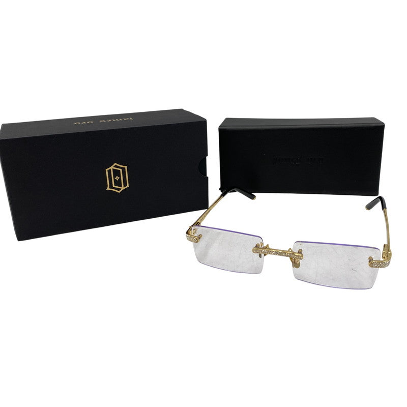 【中古品】【メンズ/レディース】 JAMES ORO ジェームス・オロ ICED AUTHENTIC SUNGLASSES アイスト オーセンティック サングラス 203-260604-cs-04-izu サイズ：54口19 カラー：ゴールド 万代Net店