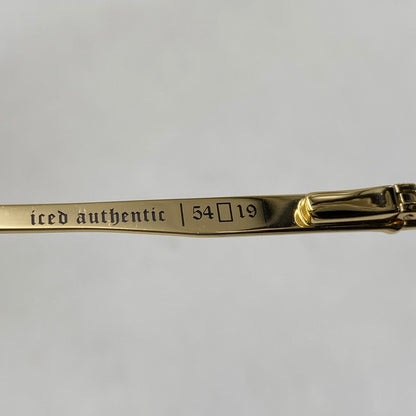 【中古品】【メンズ/レディース】 JAMES ORO ジェームス・オロ ICED AUTHENTIC SUNGLASSES アイスト オーセンティック サングラス 203-260604-cs-04-izu サイズ：54口19 カラー：ゴールド 万代Net店
