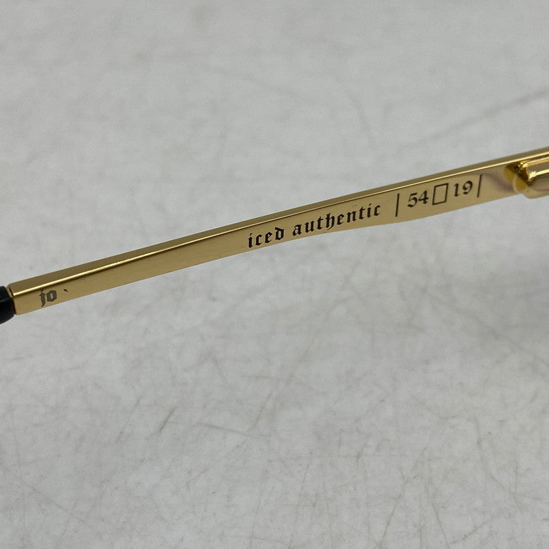 【中古品】【メンズ/レディース】 JAMES ORO ジェームス・オロ ICED AUTHENTIC SUNGLASSES アイスト オーセンティック サングラス 203-260604-cs-04-izu サイズ：54口19 カラー：ゴールド 万代Net店