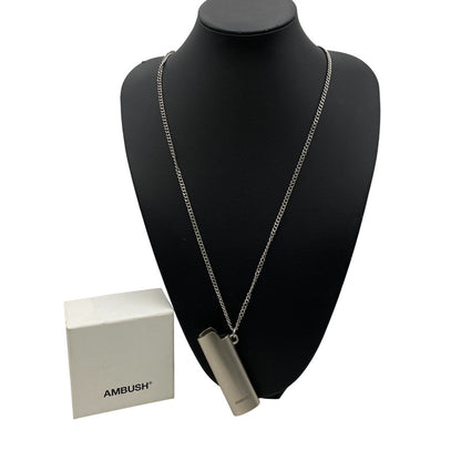 【中古品】【メンズ/レディース】 AMBUSH アンブッシュ LIGHTER CASE NECKLACE ライター ケース ネックレス アクセサリー 192-260611-ya-10-izu カラー：シルバー 万代Net店