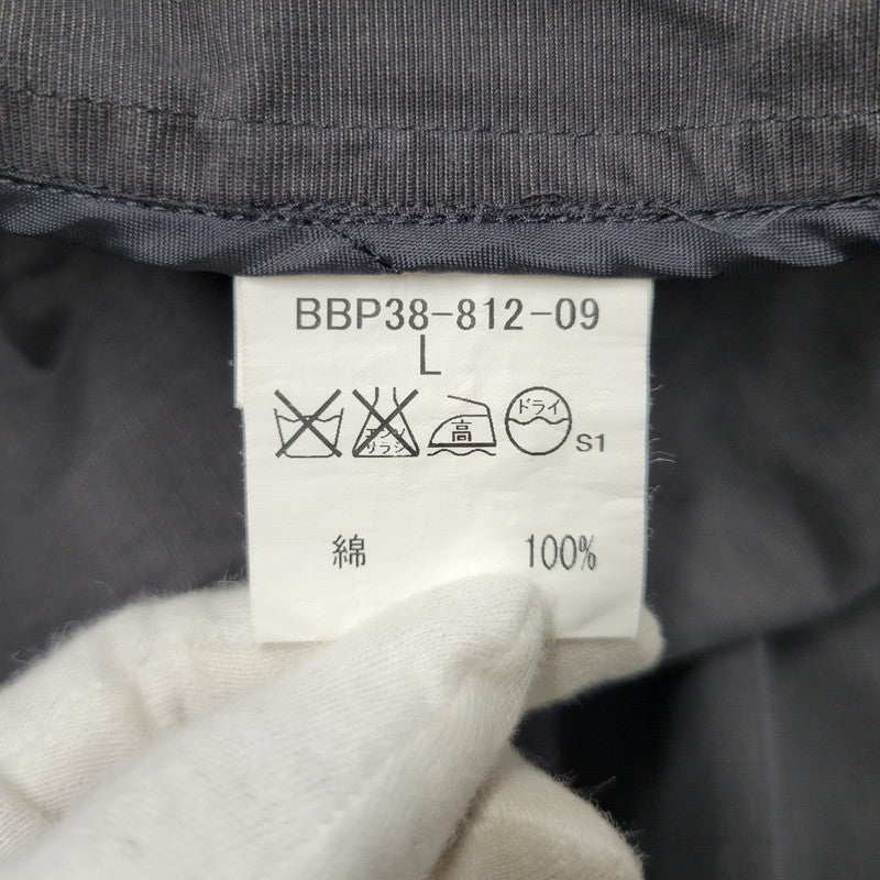 【中古品】【メンズ】 BURBERRY LONDON バーバリーロンドン BBP38-812-09 WORK SHIRT JACKET ワーク シャツ ジャケット アウター 141-260620-kh-02-izu サイズ：L カラー：チャコール 万代Net店