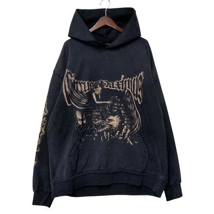 【中古品】【メンズ】 TRAVIS SCOTT トラヴィス・スコット CIRCUS MAXIMUS TOUR 2025 JAPAN PULLOVER PARKA プルオーバー パーカー 142-260608-as-11-izu サイズ：XXL カラー：ブラック 万代Net店