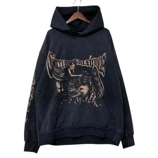 【中古品】【メンズ】 TRAVIS SCOTT トラヴィス・スコット CIRCUS MAXIMUS TOUR 2025 JAPAN PULLOVER PARKA プルオーバー パーカー 142-260608-as-11-izu サイズ：XXL カラー：ブラック 万代Net店