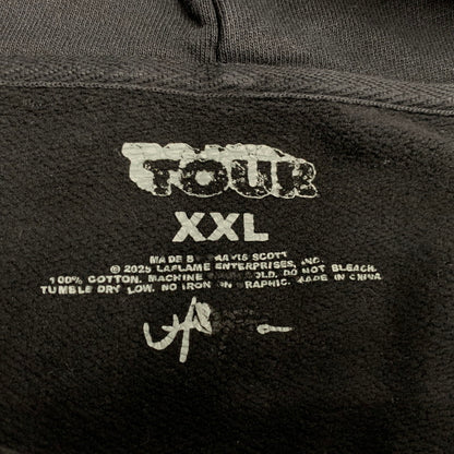 【中古品】【メンズ】 TRAVIS SCOTT トラヴィス・スコット CIRCUS MAXIMUS TOUR 2025 JAPAN PULLOVER PARKA プルオーバー パーカー 142-260608-as-11-izu サイズ：XXL カラー：ブラック 万代Net店