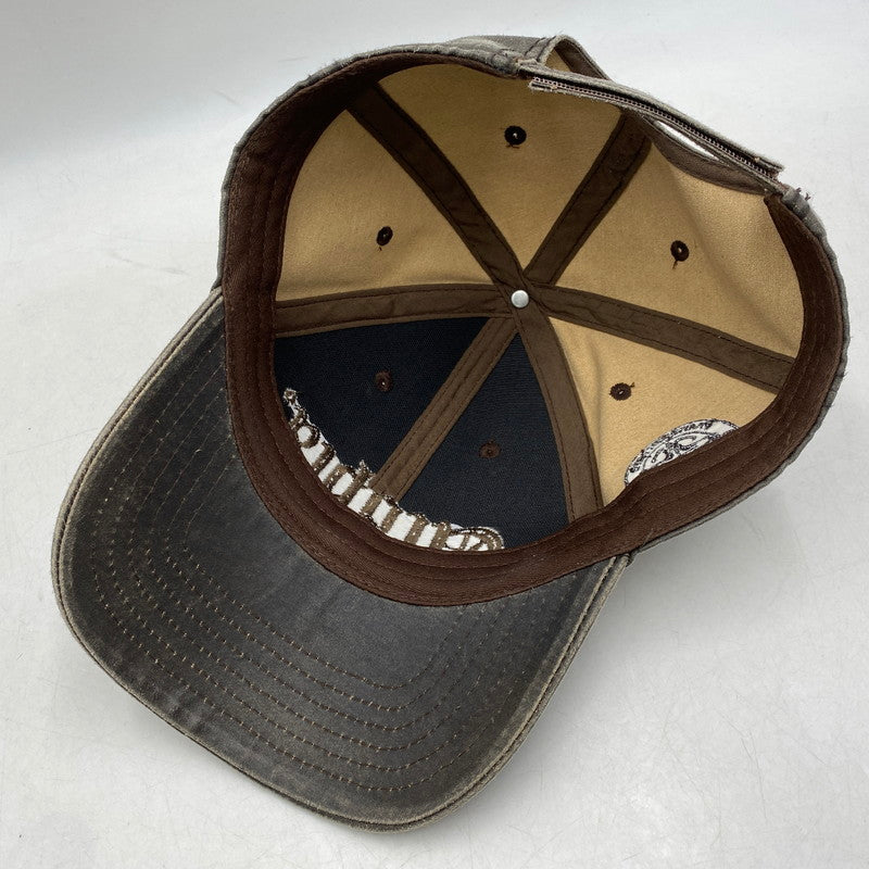 【中古品】【メンズ/レディース】 TRAVIS SCOTT トラヴィス スコット CACTUS JACK UTOPIA CAP カクタスジャック ユートピア キャップ 帽子 185-260611-ya-15-izu サイズ：F カラー：ブラウン 万代Net店