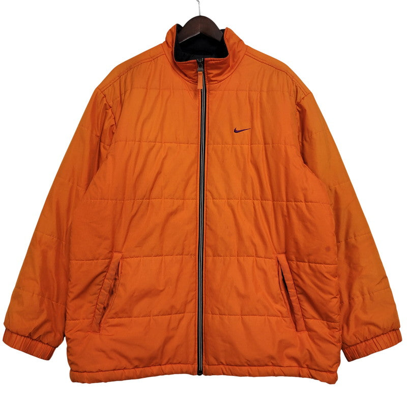 【現状渡し品】【メンズ】 OLD NIKE オールドナイキ PUFF JACKET パフジャケット アウター 146-260614-as-10-izu サイズ：L カラー：オレンジ 万代Net店