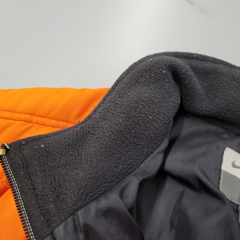 【現状渡し品】【メンズ】 OLD NIKE オールドナイキ PUFF JACKET パフジャケット アウター 146-260614-as-10-izu サイズ：L カラー：オレンジ 万代Net店