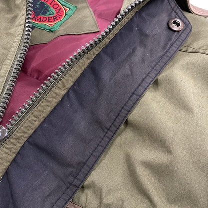 【中古品】【メンズ】 BOSTON TRADERS ボストン トレーダーズ LEATHER COLLAR JACKET レザー カラー ジャケット アウター 146-260609-ya-03-izu サイズ：M カラー：カーキ 万代Net店