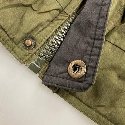 【中古品】【メンズ】 BOSTON TRADERS ボストン トレーダーズ LEATHER COLLAR JACKET レザー カラー ジャケット アウター 146-260609-ya-03-izu サイズ：M カラー：カーキ 万代Net店