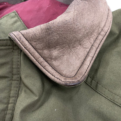 【中古品】【メンズ】 BOSTON TRADERS ボストン トレーダーズ LEATHER COLLAR JACKET レザー カラー ジャケット アウター 146-260609-ya-03-izu サイズ：M カラー：カーキ 万代Net店