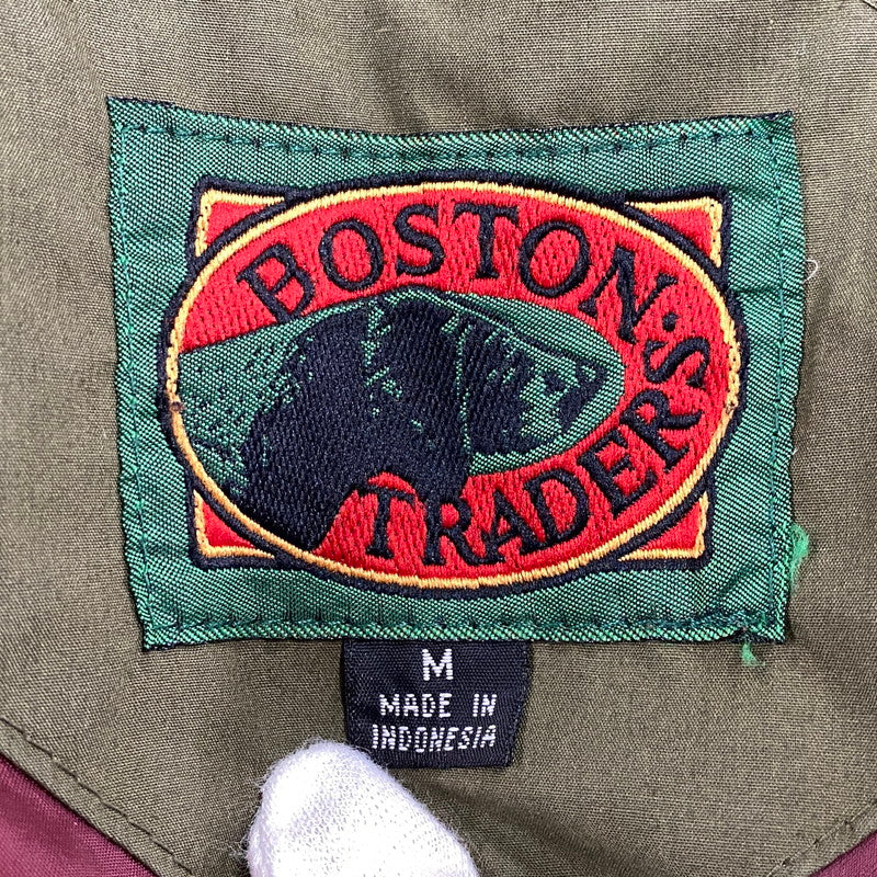 【中古品】【メンズ】 BOSTON TRADERS ボストン トレーダーズ LEATHER COLLAR JACKET レザー カラー ジャケット アウター 146-260609-ya-03-izu サイズ：M カラー：カーキ 万代Net店