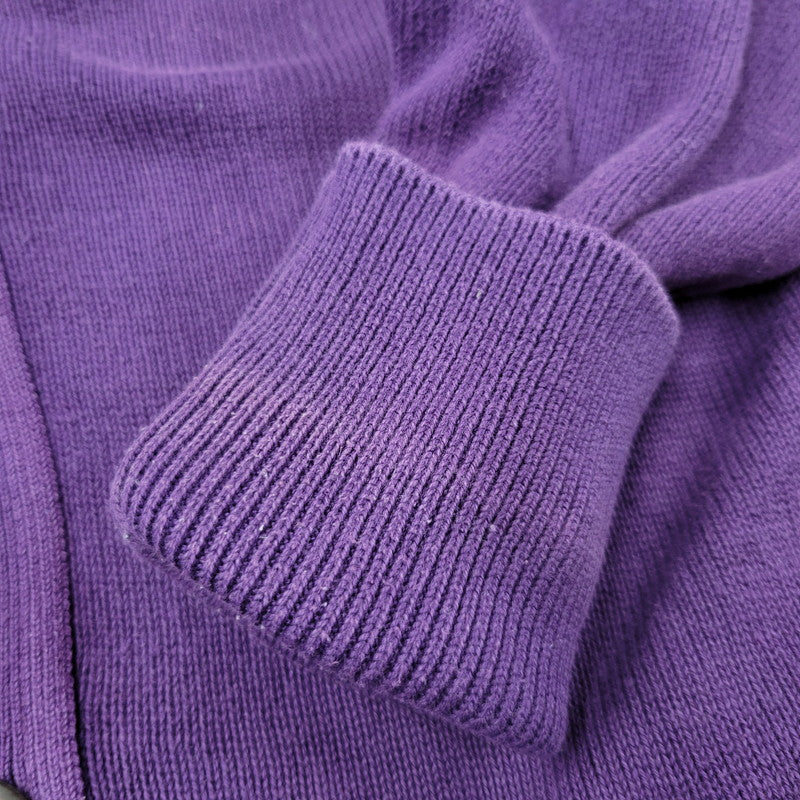 【中古品】【メンズ】 L.L.Bean エルエルビーン COTTON KNIT CARDIGAN U980 コットン ニット カーディガン 146-260614-as-05-izu サイズ：XL カラー：パープル 万代Net店