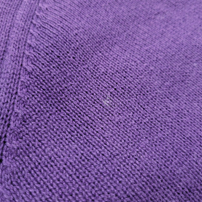 【中古品】【メンズ】 L.L.Bean エルエルビーン COTTON KNIT CARDIGAN U980 コットン ニット カーディガン 146-260614-as-05-izu サイズ：XL カラー：パープル 万代Net店