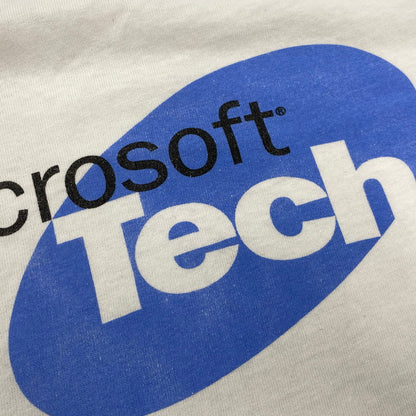 【中古品】【メンズ】 MICROSOFT TECHNET マイクロソフト テックネット 90-00S COMPANY SS TEE カンパニー ショートスリーブ Tシャツ トップス 半袖 146-260609-ya-07-izu サイズ：XL カラー：ホワイト 万代Net店