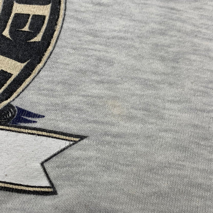 【中古品】【メンズ】 EDDIE BAUER エディー バウアー 黒タグ 90SS BIRD SWEATSHIRT バード スウェット シャツ トップス 長袖 146-260609-ya-02-izu サイズ：XL カラー：グレー 万代Net店