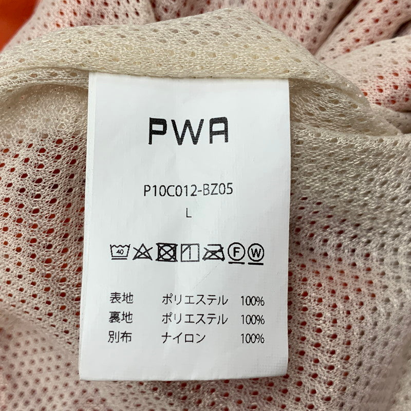 【中古品】【メンズ】 PWA プア POLARTEC ANORAK P10C012-BZ05 ポーラテック アノラック フリース 144-260607-as-18-izu サイズ：L カラー：オレンジ 万代Net店