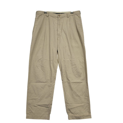 【中古品】【メンズ】 POLO RALPH LAUREN ポロ・ラルフローレン 2-TUCK CHINO PANTS 2タック チノパンツ USA製 157-260610-as-17-izu サイズ：36×30 カラー：ベージュ 万代Net店