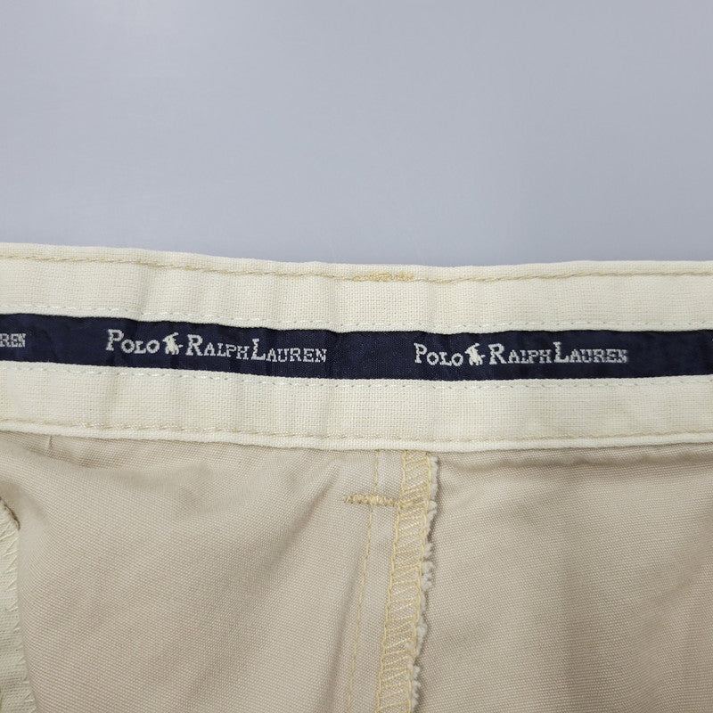 【中古品】【メンズ】 POLO RALPH LAUREN ポロ・ラルフローレン 2-TUCK CHINO PANTS 2タック チノパンツ USA製 157-260610-as-17-izu サイズ：36×30 カラー：ベージュ 万代Net店