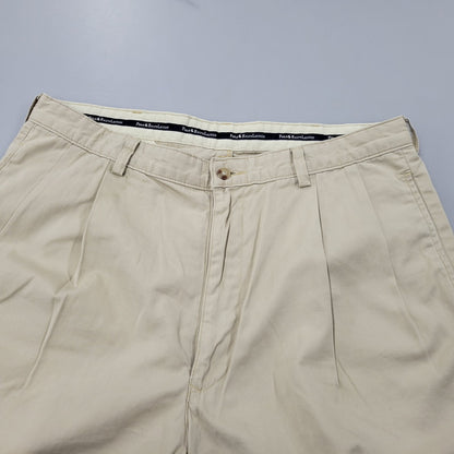 【中古品】【メンズ】 POLO RALPH LAUREN ポロ・ラルフローレン 2-TUCK CHINO PANTS 2タック チノパンツ USA製 157-260610-as-17-izu サイズ：36×30 カラー：ベージュ 万代Net店