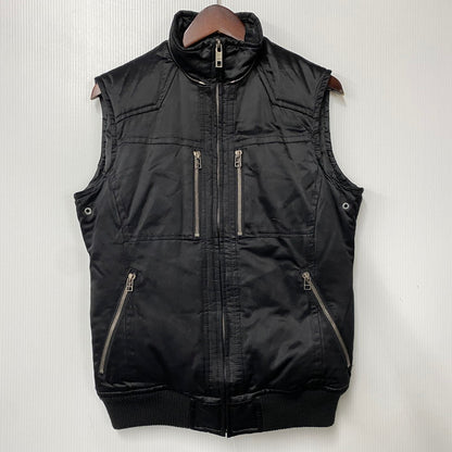 【中古品】【メンズ】 5351 POUR LES HOMMES プール オム FUR DOWN VEST ファー ダウン ベスト アウター 140-260609-ya-04-izu サイズ：2 カラー：ブラック 万代Net店
