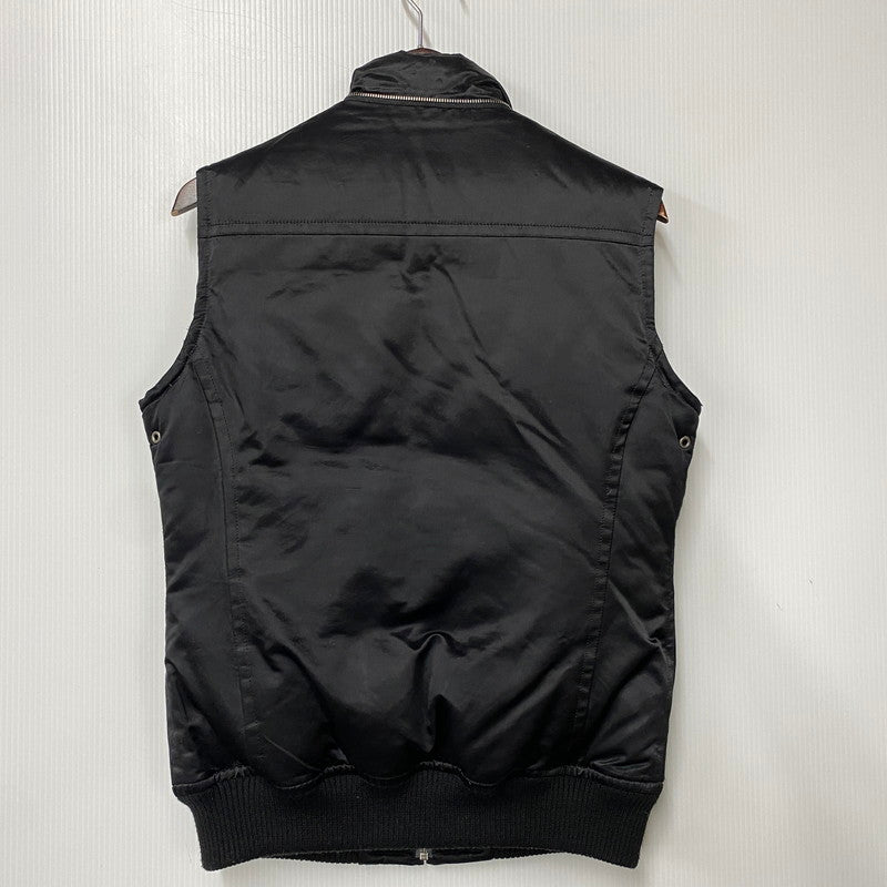 【中古品】【メンズ】 5351 POUR LES HOMMES プール オム FUR DOWN VEST ファー ダウン ベスト アウター 140-260609-ya-04-izu サイズ：2 カラー：ブラック 万代Net店