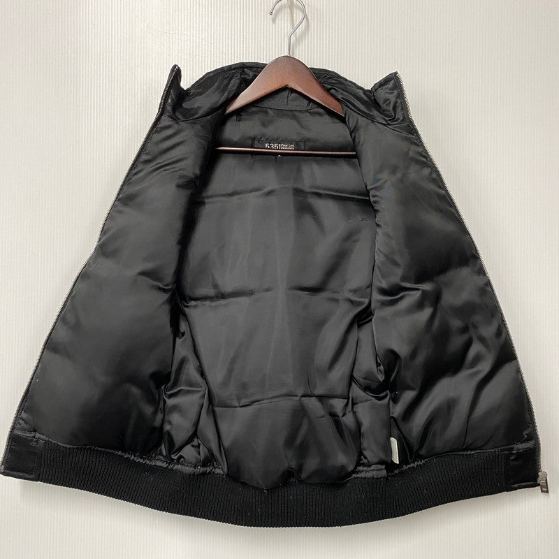 【中古品】【メンズ】 5351 POUR LES HOMMES プール オム FUR DOWN VEST ファー ダウン ベスト アウター 140-260609-ya-04-izu サイズ：2 カラー：ブラック 万代Net店